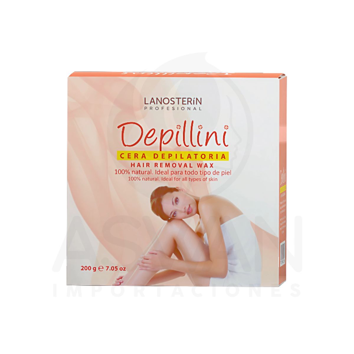 GENERICO - Depillini Cera Depilatoria Caja Miel Caléndula 200gr - LANOSTERIN