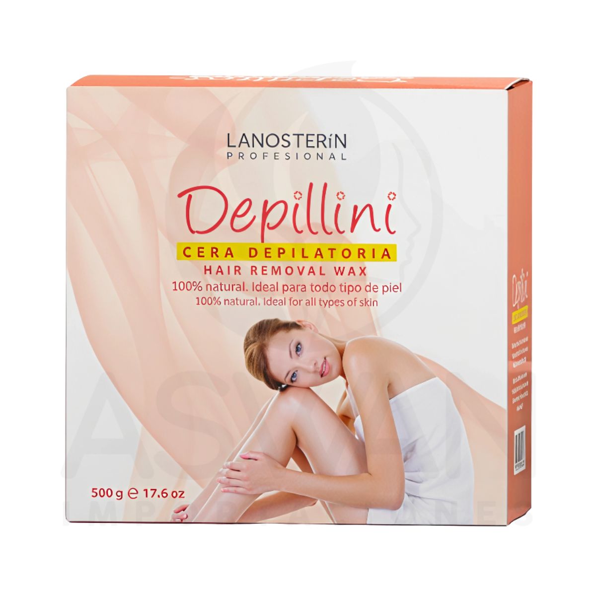 GENERICO - Depillini Cera Depilatoria Caja Miel Caléndula 500gr - LANOSTERIN