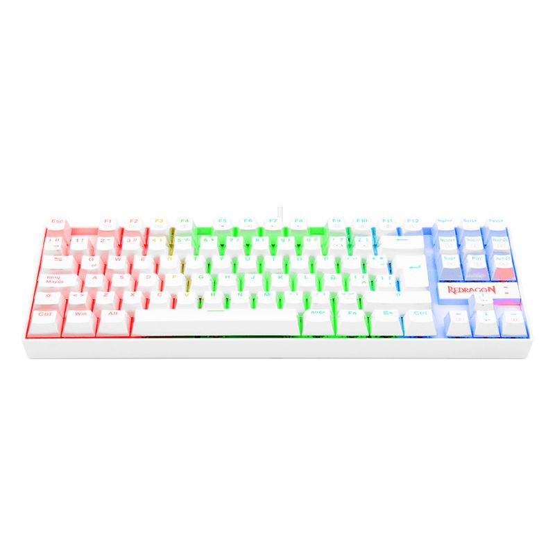 REDRAGON - Redragon Kumara K552 RGB Red Switch Teclado Mecánico - Blanco