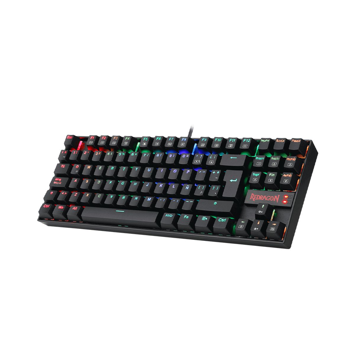 REDRAGON - Redragon Kumara K552 RGB Red Switch Teclado Mecánico - Negro