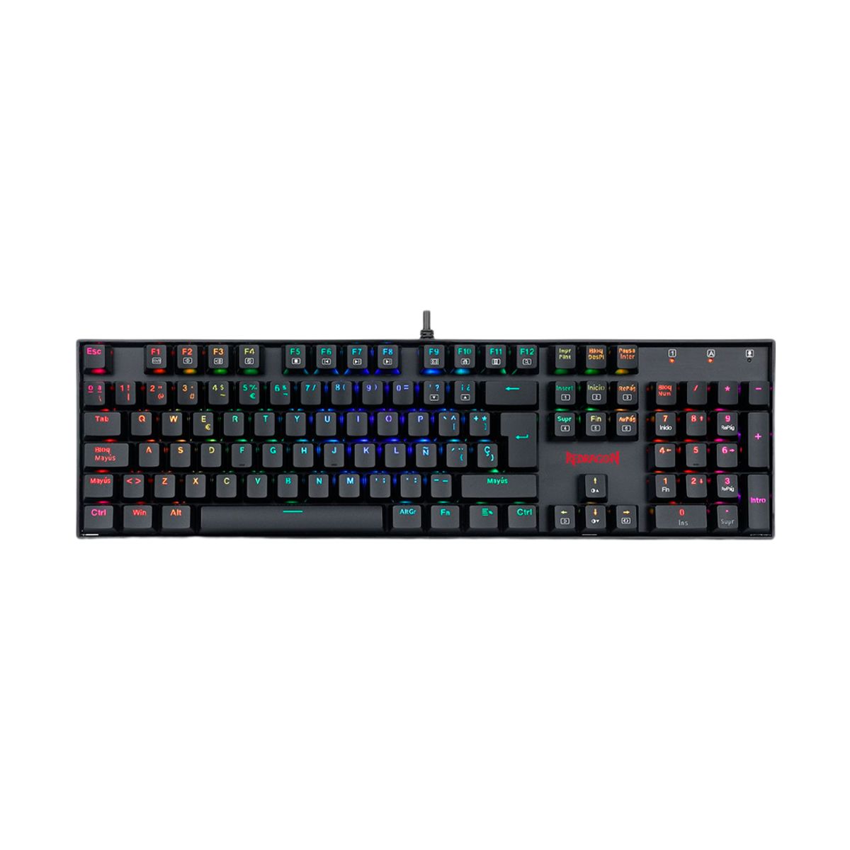 REDRAGON - Teclado Mecánico Redragon Mitra K551 RGB