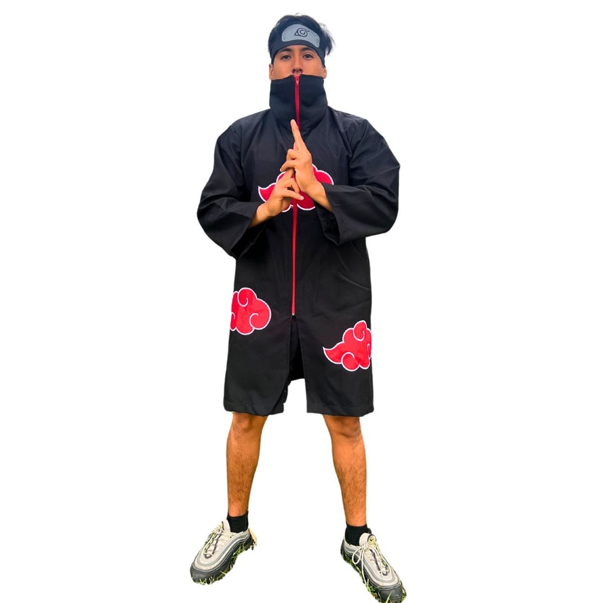 GENERICO - Disfraz Akatsuki Capa Itachi Naruto Cosplay Talla M Adulto