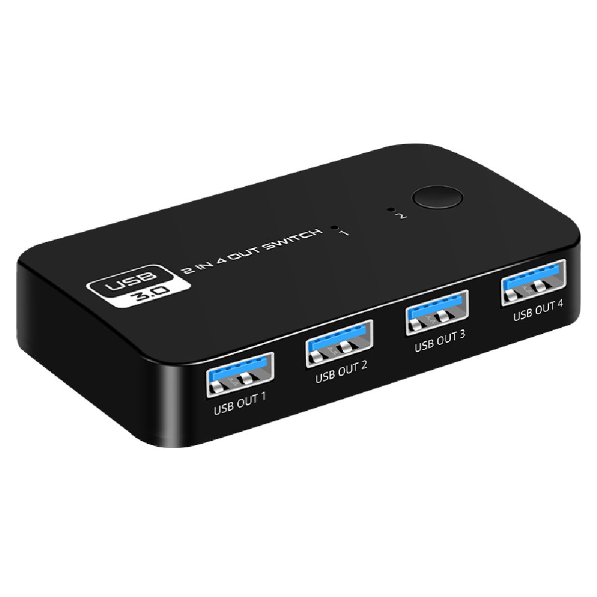 GENERICO - Switch Extensor USB3.0 2 Entradas 4 salidas