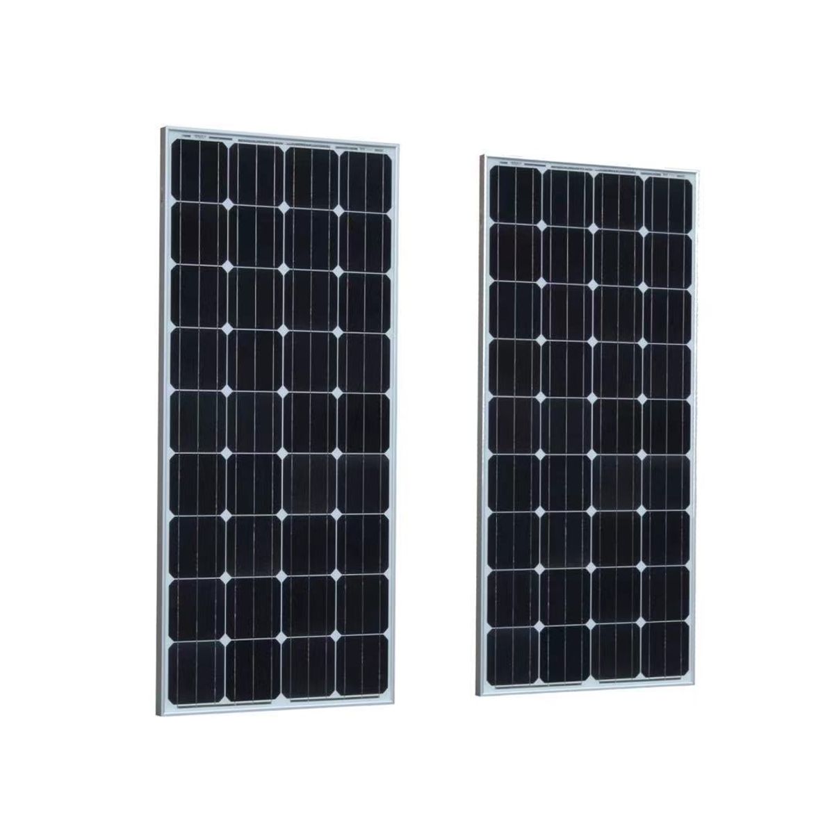 Pack 2 Panel Solar Monocristalino Fotovoltaico 12v 100w, marca QUICK - Foto Principal