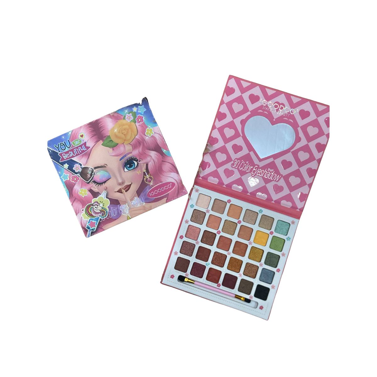 GENERICO - Paleta de Sombras You Con Espejo y Aplicador