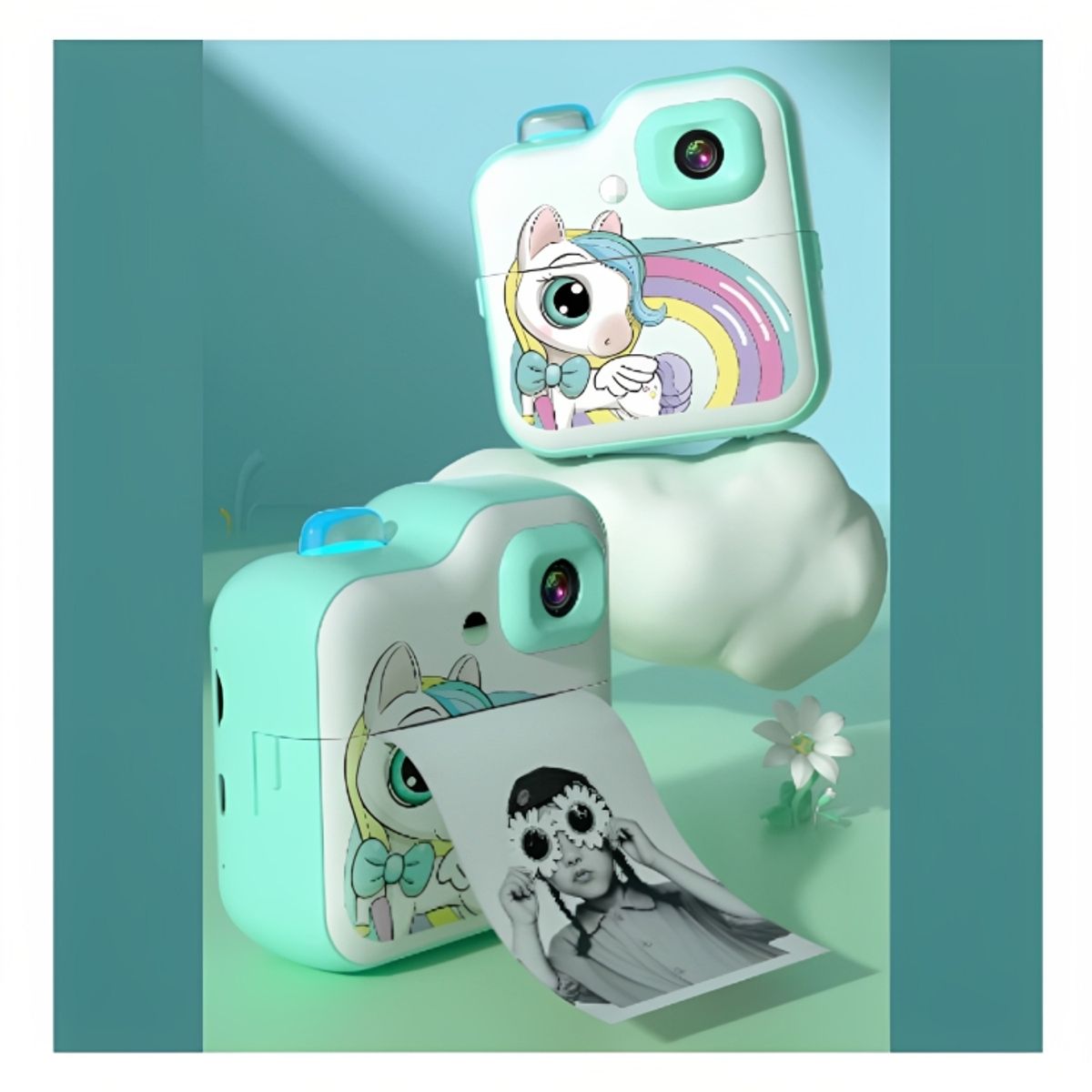 GENERICO - Cámara de Impresión Instantánea Digital Premium para Niños y Niñas