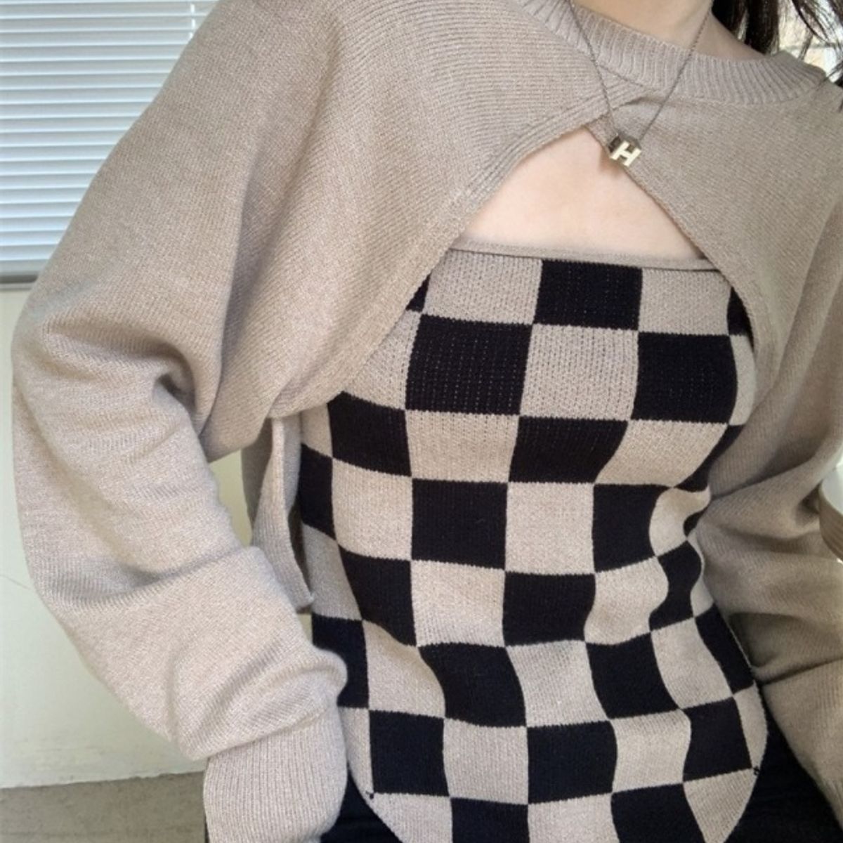 GENERICO - Polo Invierno a cuadros S Estraple