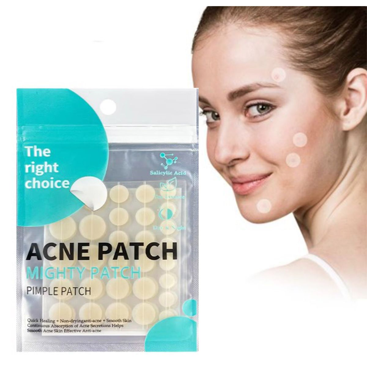 GENERICO - ACNE PLASTERS elimina acné granos espinillas 36 set