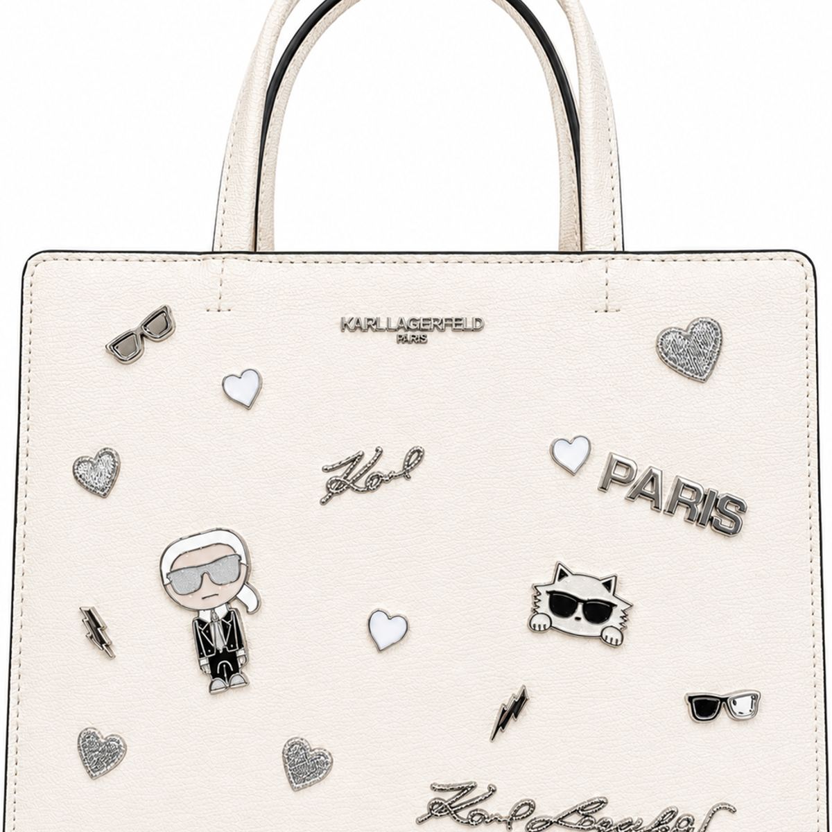 GENERICO - Paris Womens Maybelle Pin Satchel Bag KARL LAGERFEL