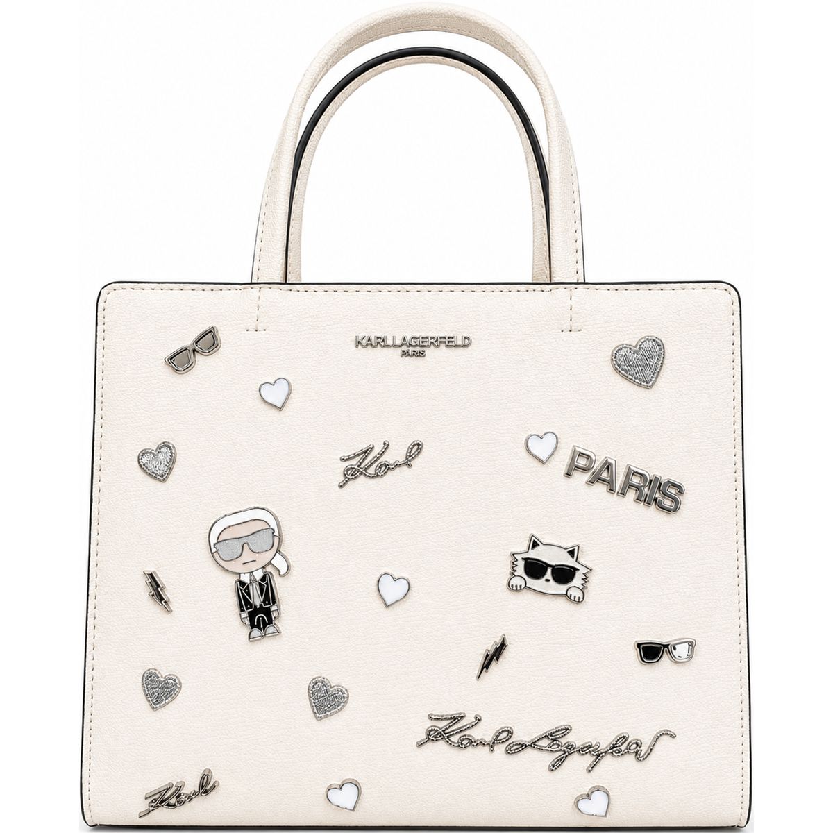 GENERICO - Paris Womens Maybelle Pin Satchel Bag KARL LAGERFEL