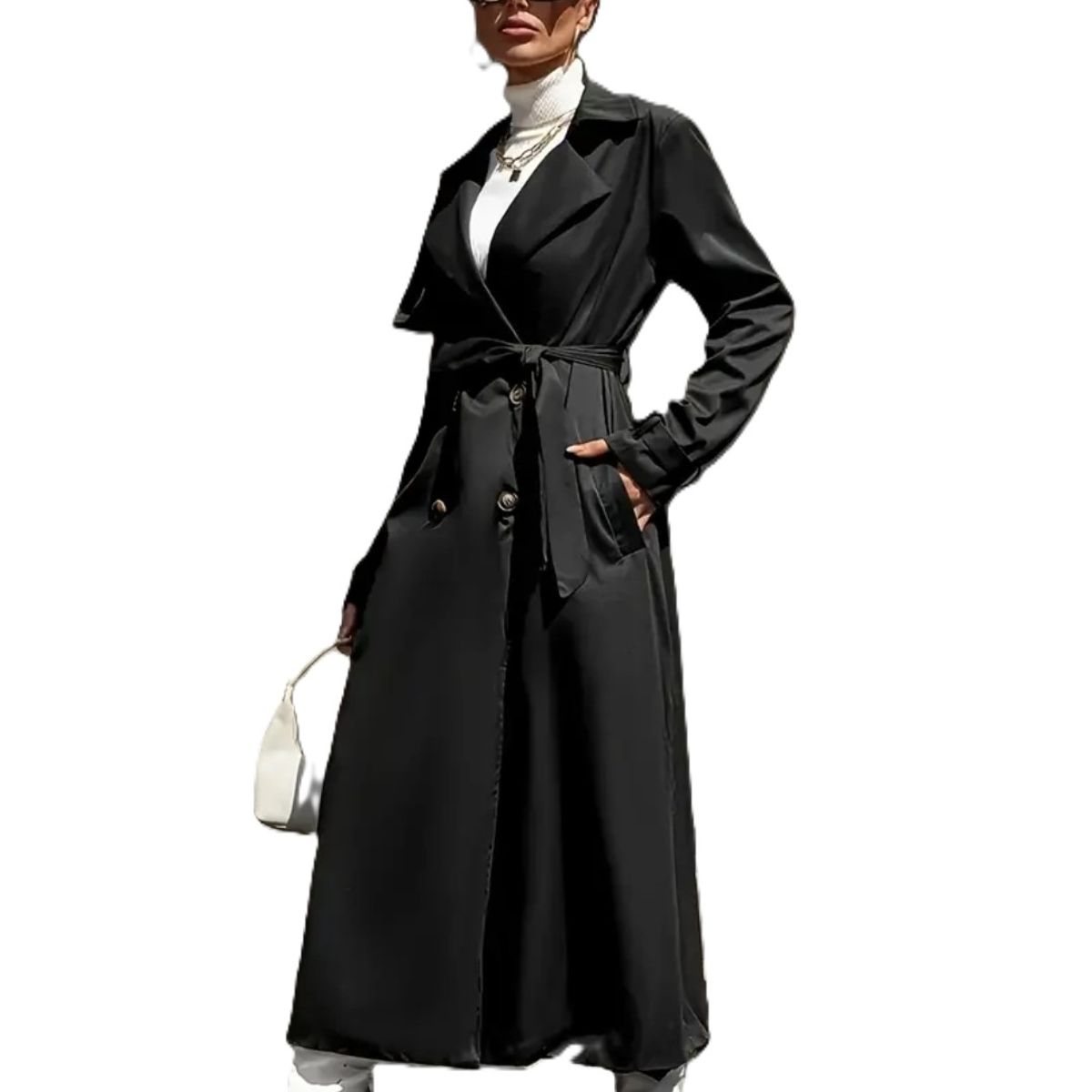 GENERICO - ABRIGO AMERICANO ELEGANTE PARA MUJER