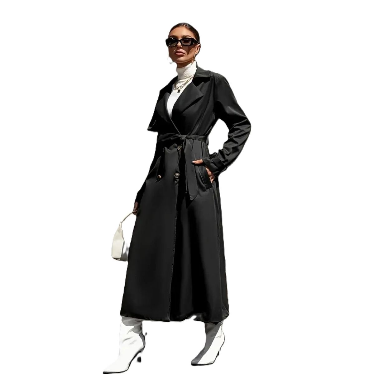 GENERICO - ABRIGO AMERICANO ELEGANTE PARA MUJER