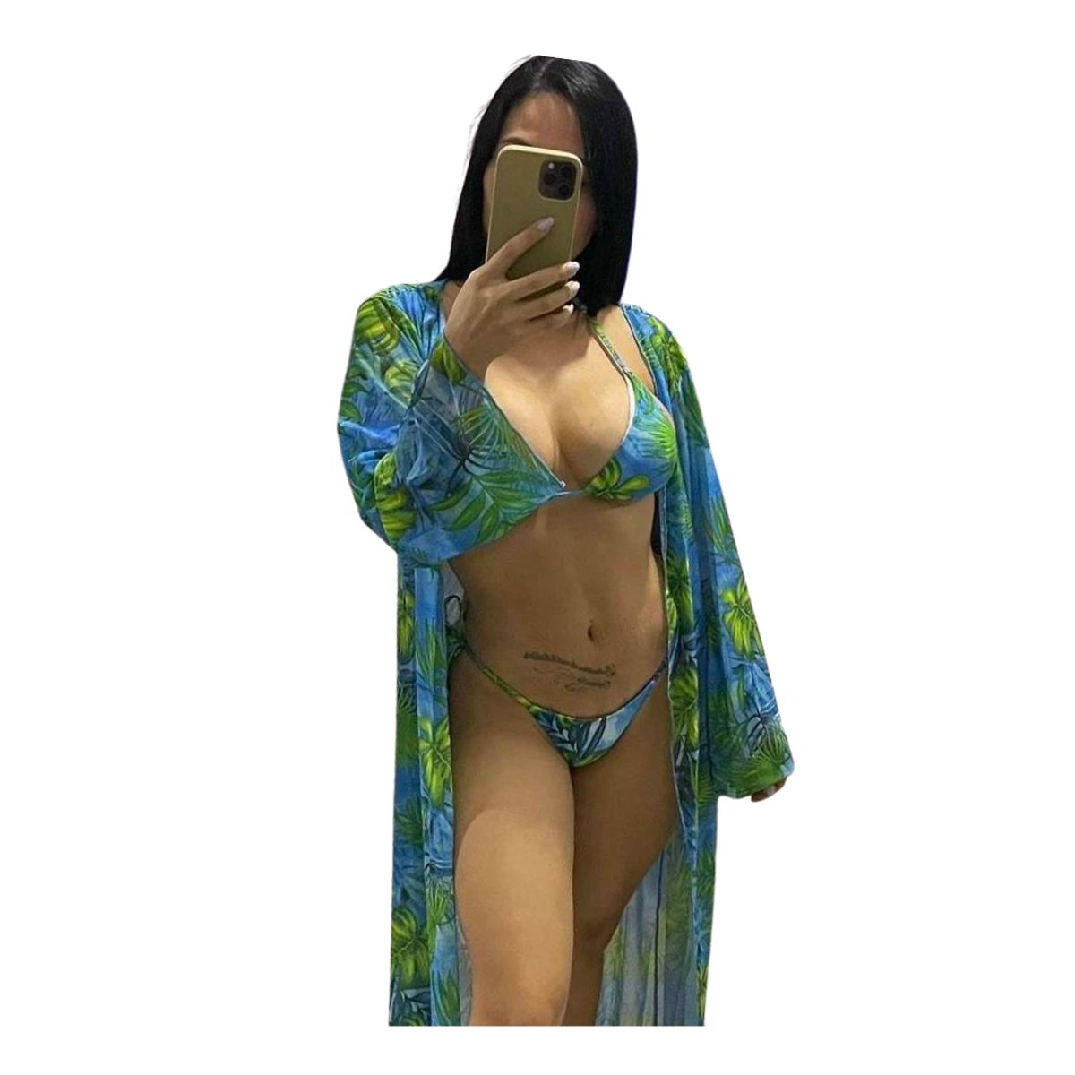 LIMA BIKINI - Bikini 3 piezas Kimono