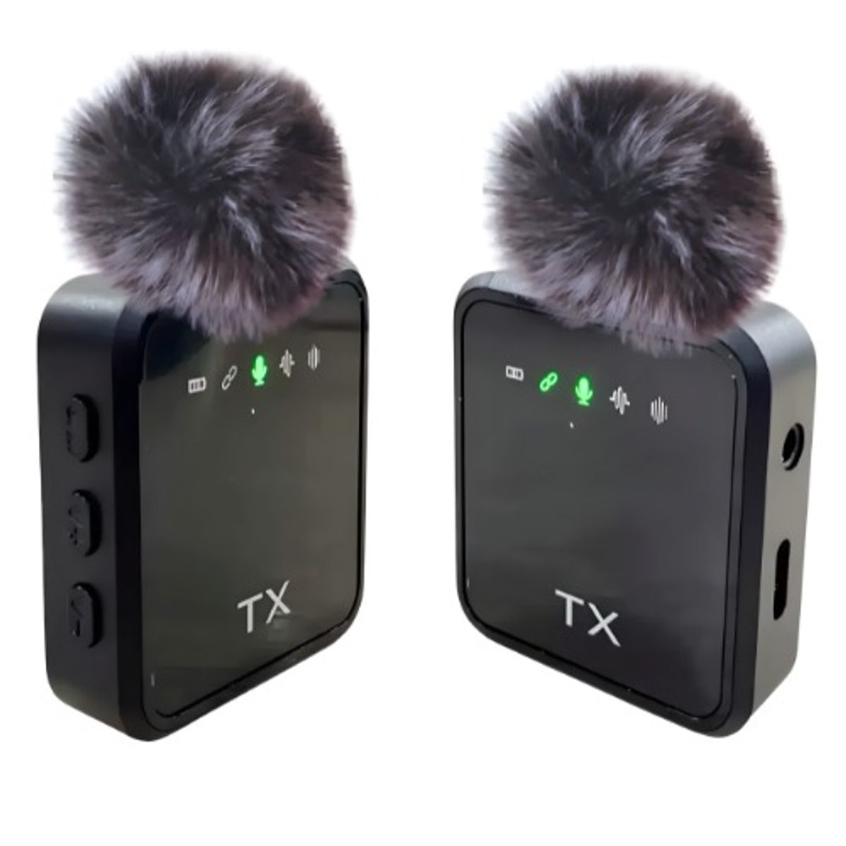 SUN - Micrófonos Inalámbricos F11-2 Negro 2 Micrófonos