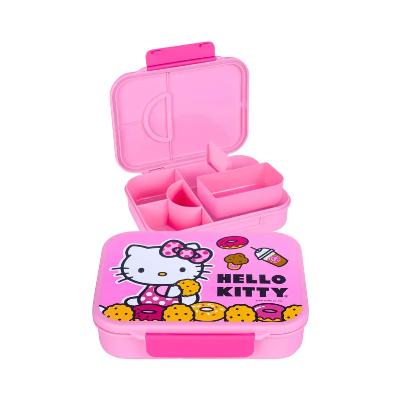 SANRIO - Taper Bento HELLO KITTY 1 Broche 6 Divisiones