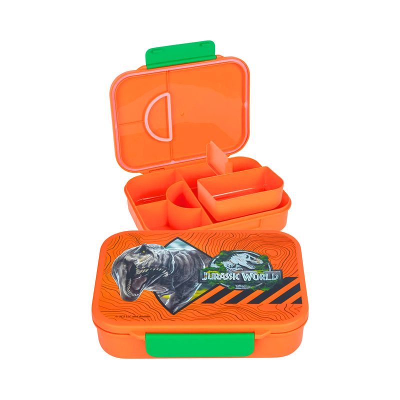 UNIVERSAL STUDIOS - Taper Bento JURASSIC 1 Broche 6 Divisiones