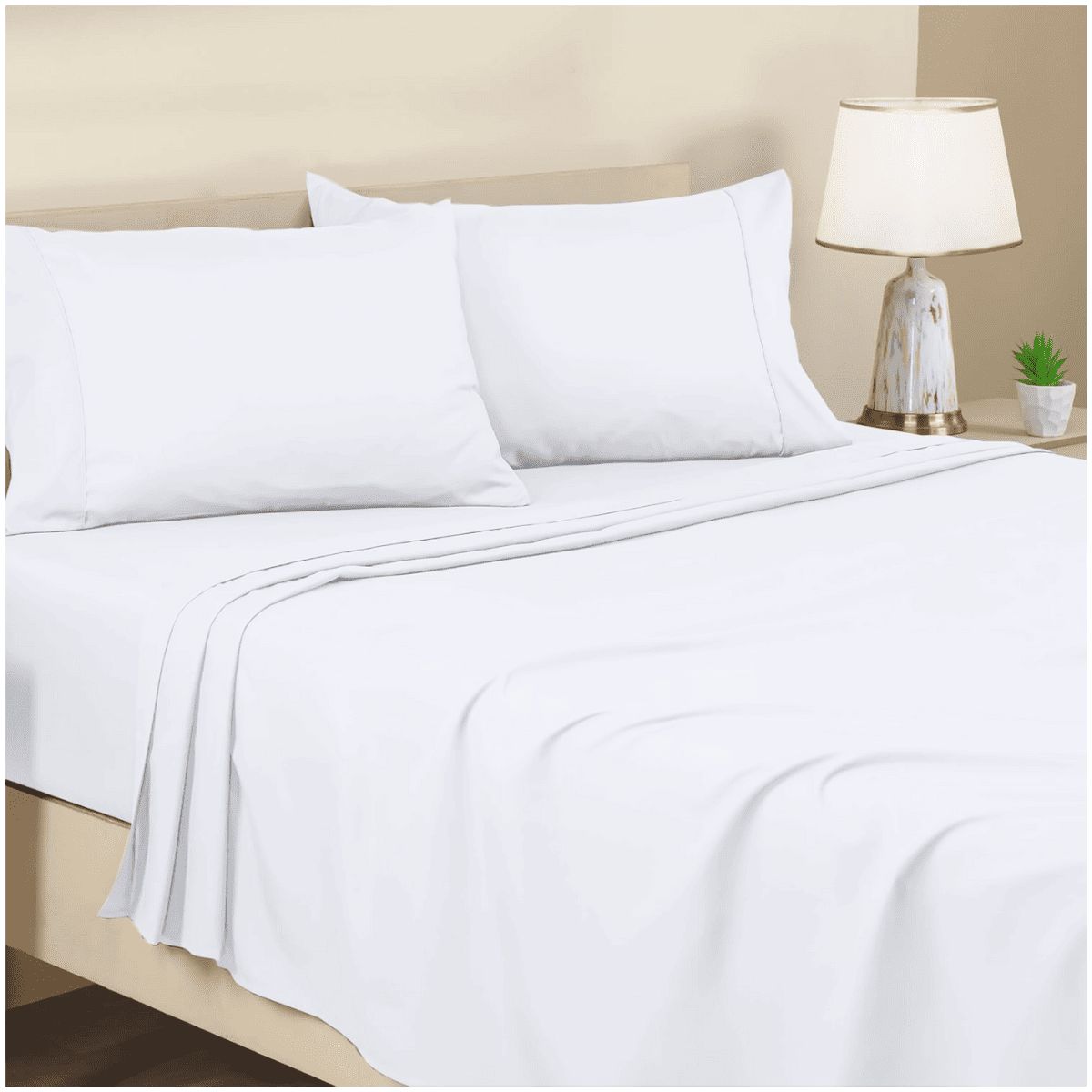 GENERICO - JUEGO DE SÁBANAS QUEEN MICROFIBRA PREMIUM