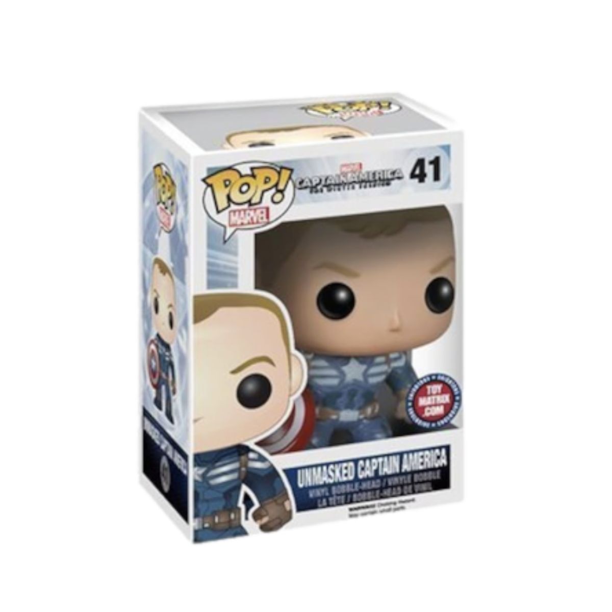 FUNKO - Unmasked Capitan America Funko Pop 41 Exclusivo Raro