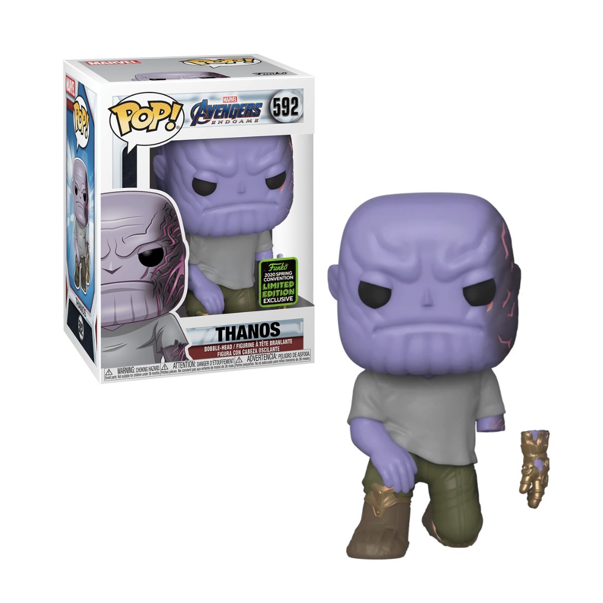 FUNKO - Thanos Funko Pop 592 Exclusivo Convencion Avengers
