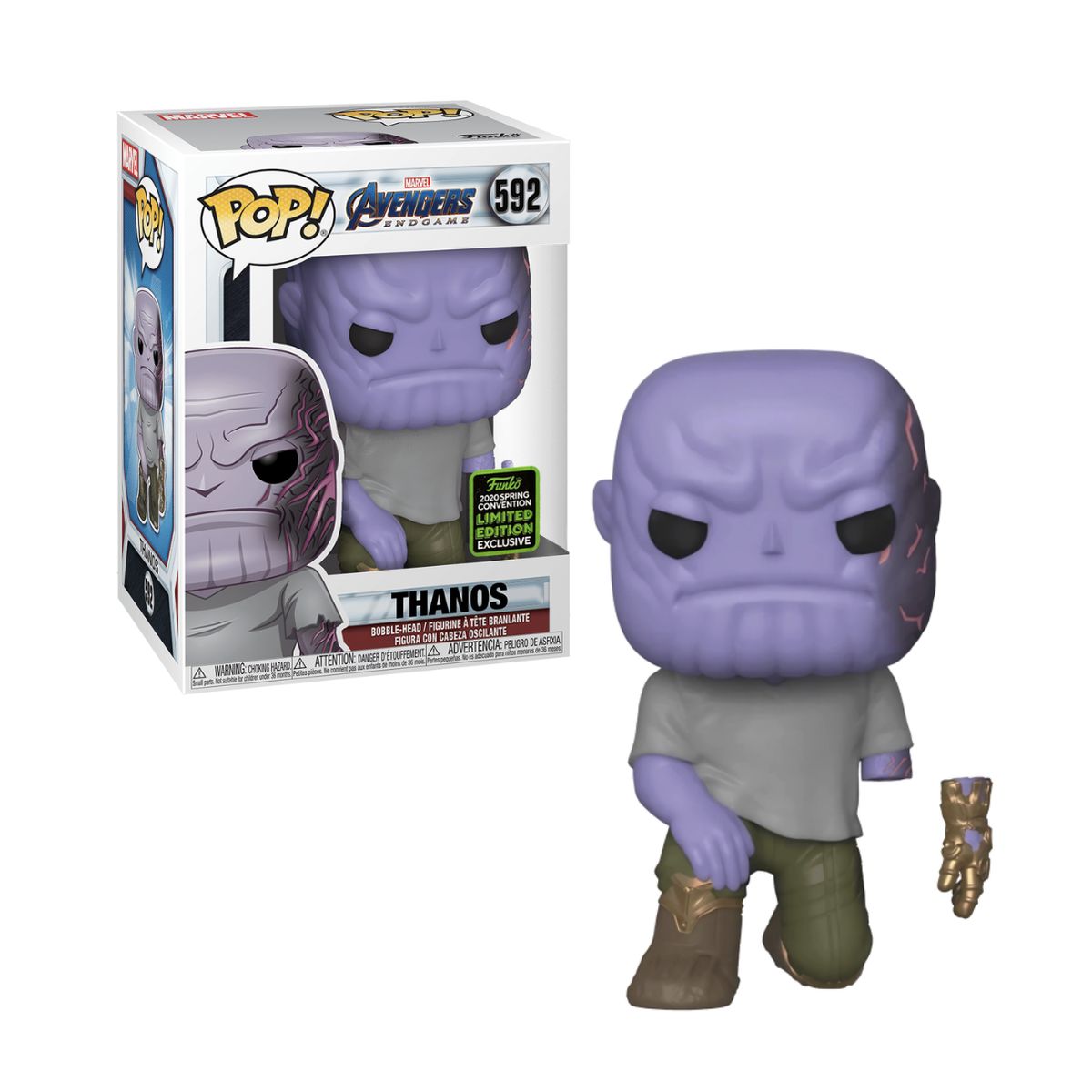 FUNKO - Thanos Funko Pop 592 Exclusivo Convencion Avengers