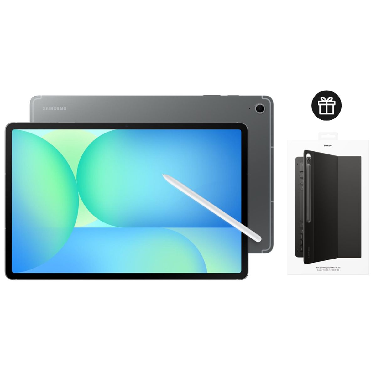 SAMSUNG - Tablet Samsung Galaxy Tab S10 FE+ 128GB Gray + Cover Teclado