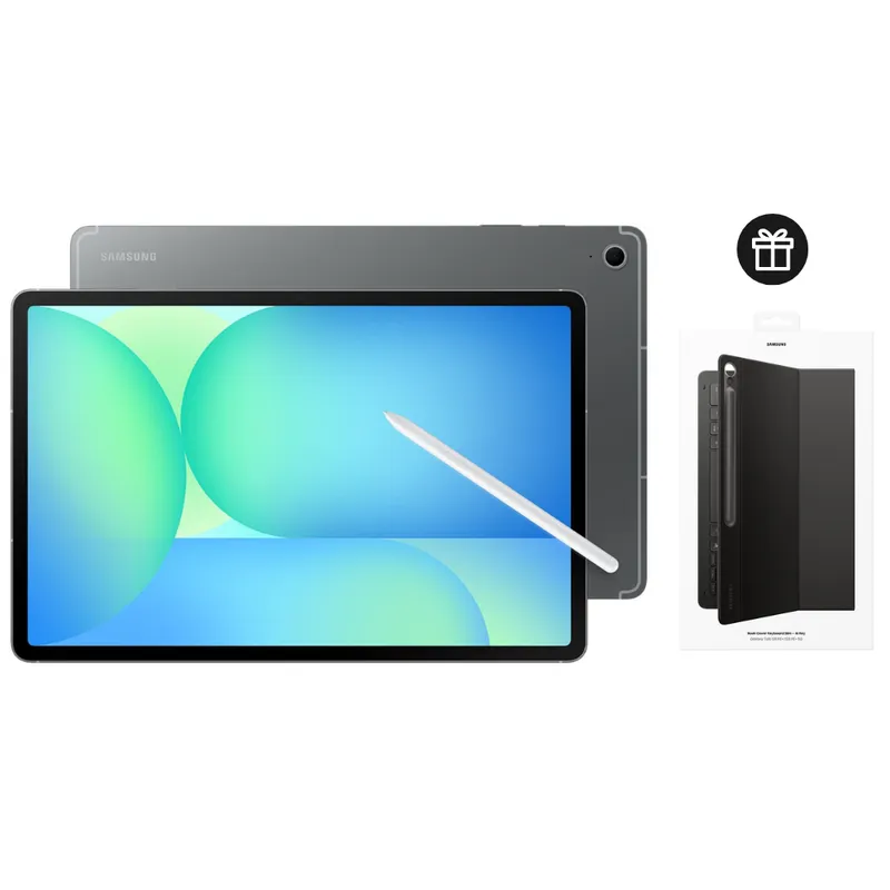 SAMSUNG - Tablet Samsung Galaxy Tab S10 FE+ 128GB Gray + Cover Teclado