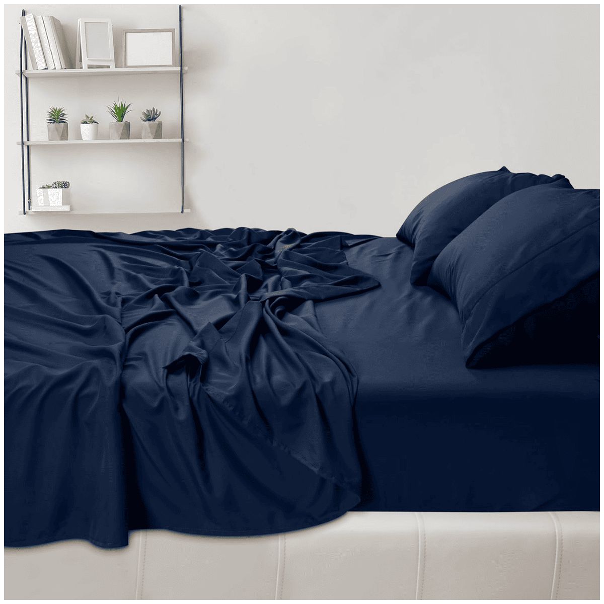 GENERICO - JUEGO DE SÁBANAS 2 PLAZAS MICROFIBRA PREMIUM