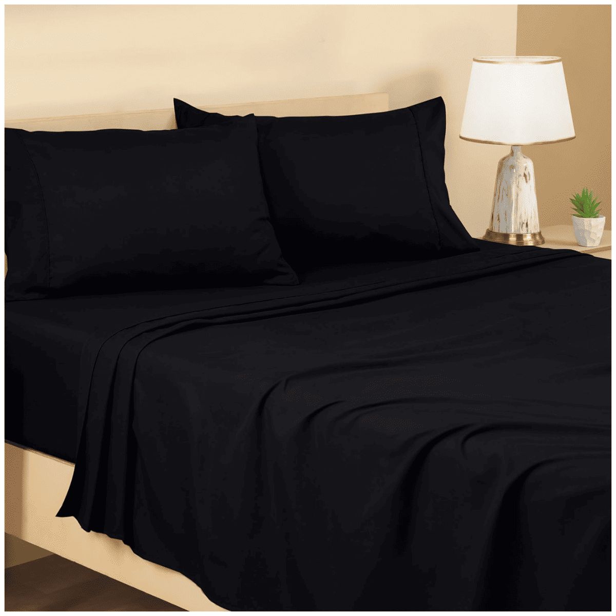 GENERICO - JUEGO DE SÁBANAS 1 PLAZA MICROFIBRA PREMIUM