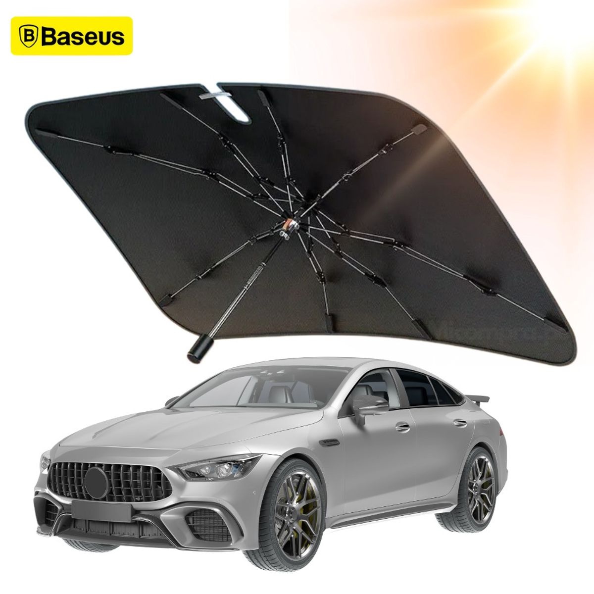 BASEUS - Baseus Tapasol para Auto CoolRide Doble Capa UV50+