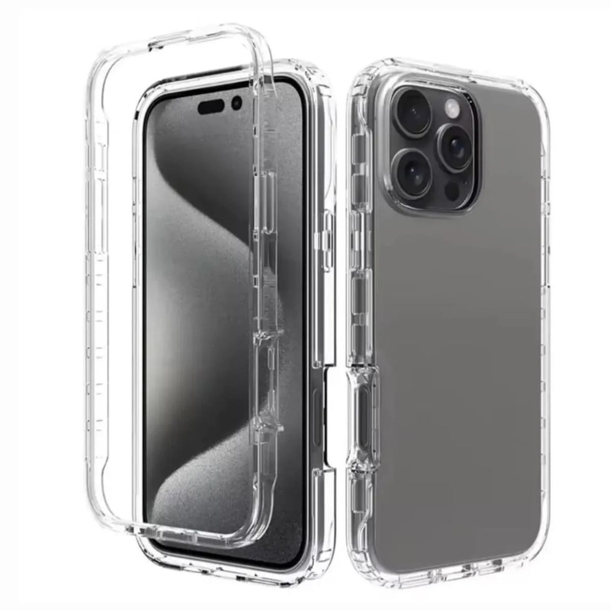 CASE - Case 360 Son 3 en 1 Transparente alternativo para iPhone 13