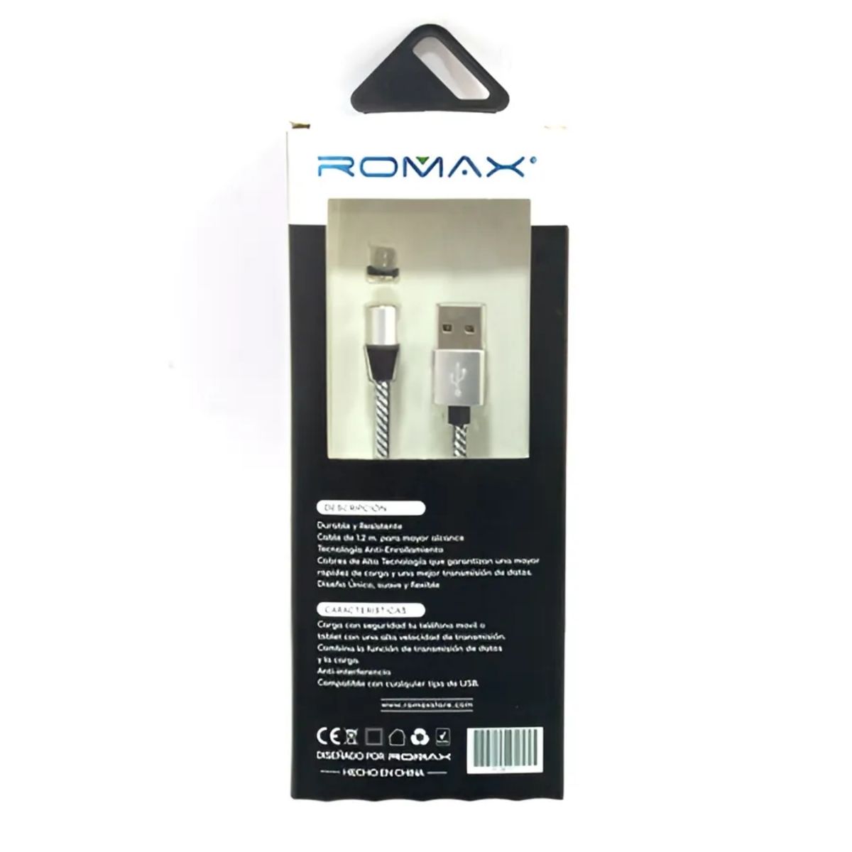ROMAX - Cable de Carga Tipo C Imantado