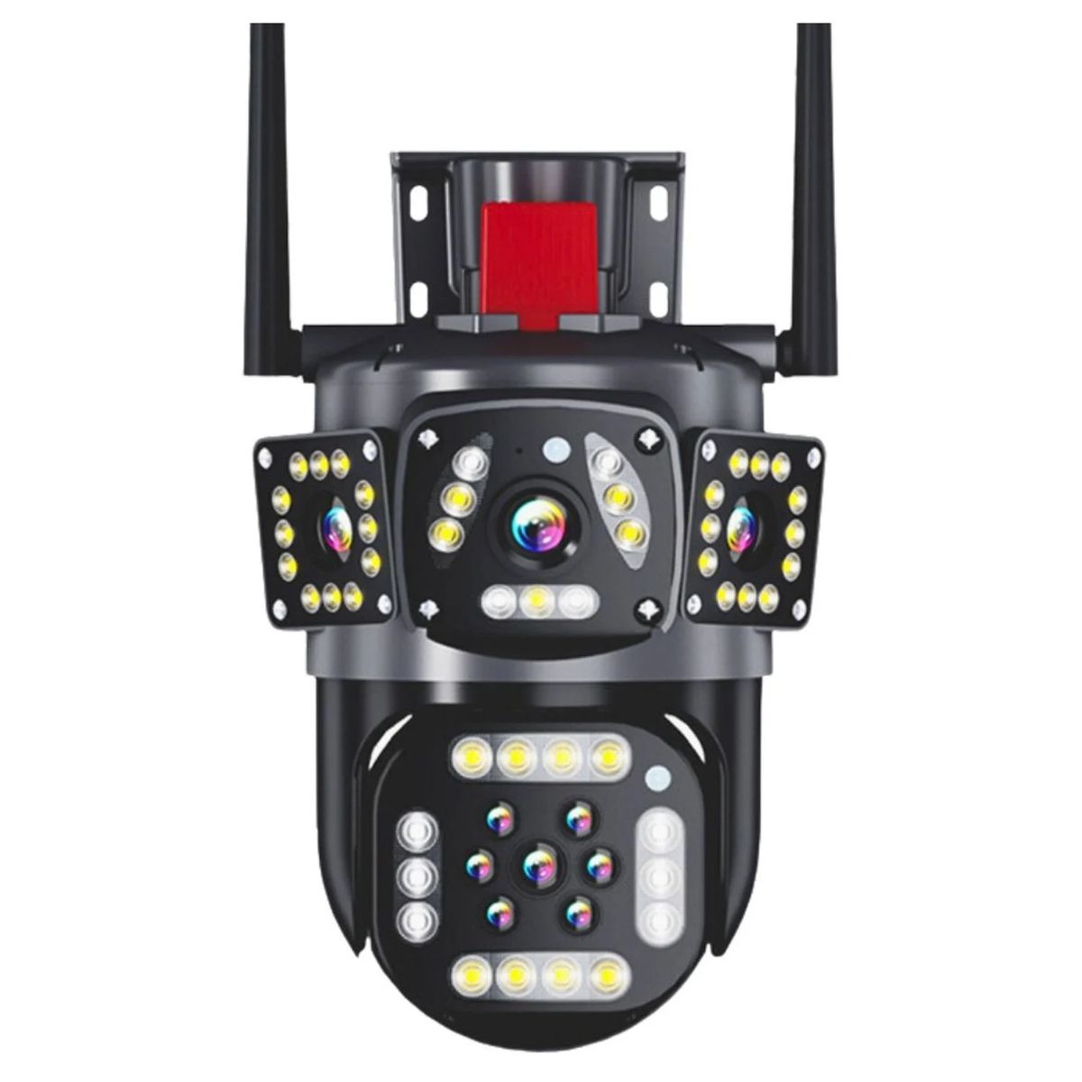 SEISA - CÁMARA DE SEGURIDAD WIFI TRIPLE LENTE SEISA FHD 360º SENSOR DE MOVIMIENTO