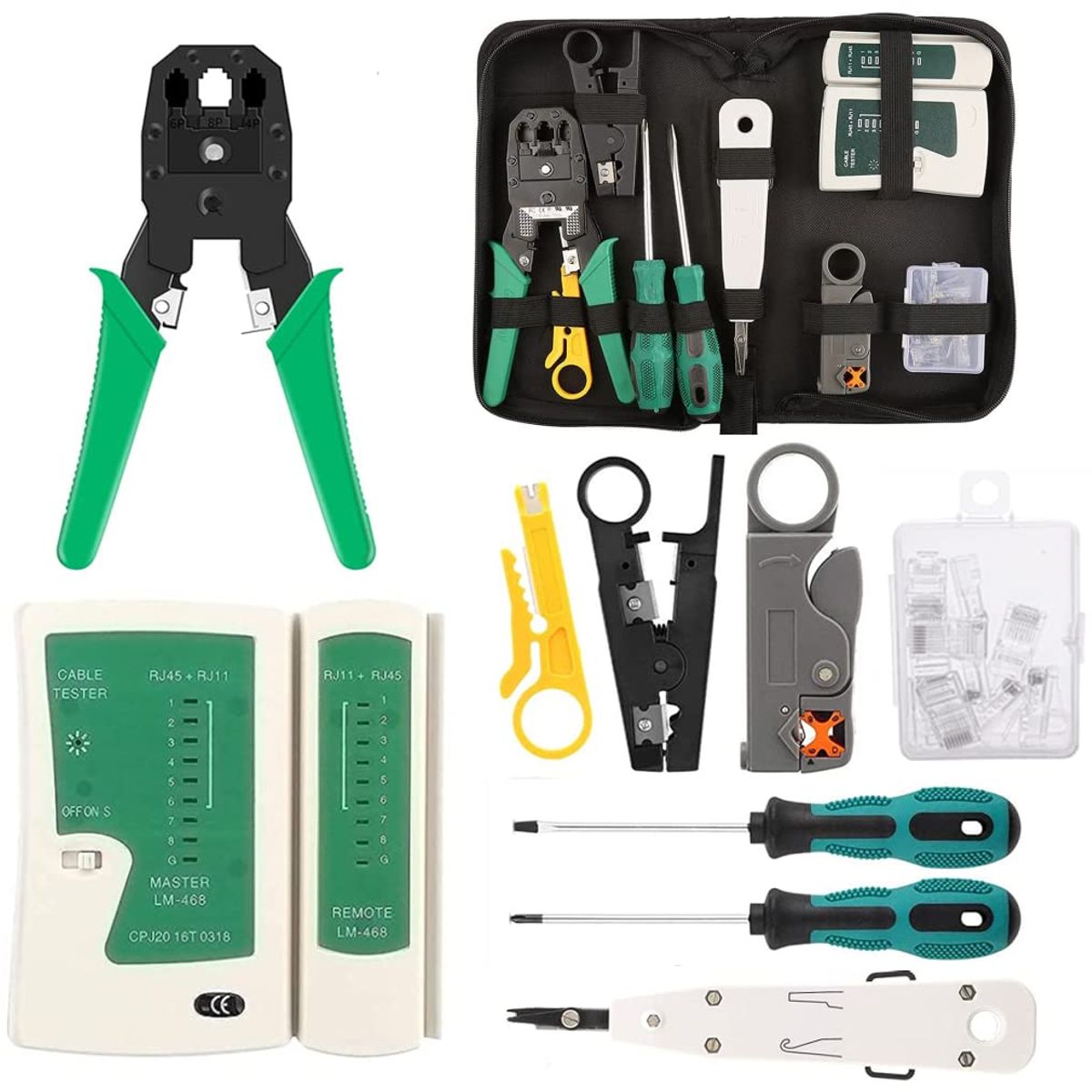 GENERICO - Set de Herramientas de Electricidad 11 en 1