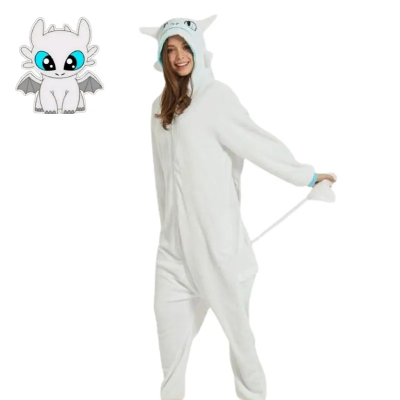 GENERICO - Pijama Dragon Chimu Onesie Importado Disfraz  - Talla 16 hasta XL