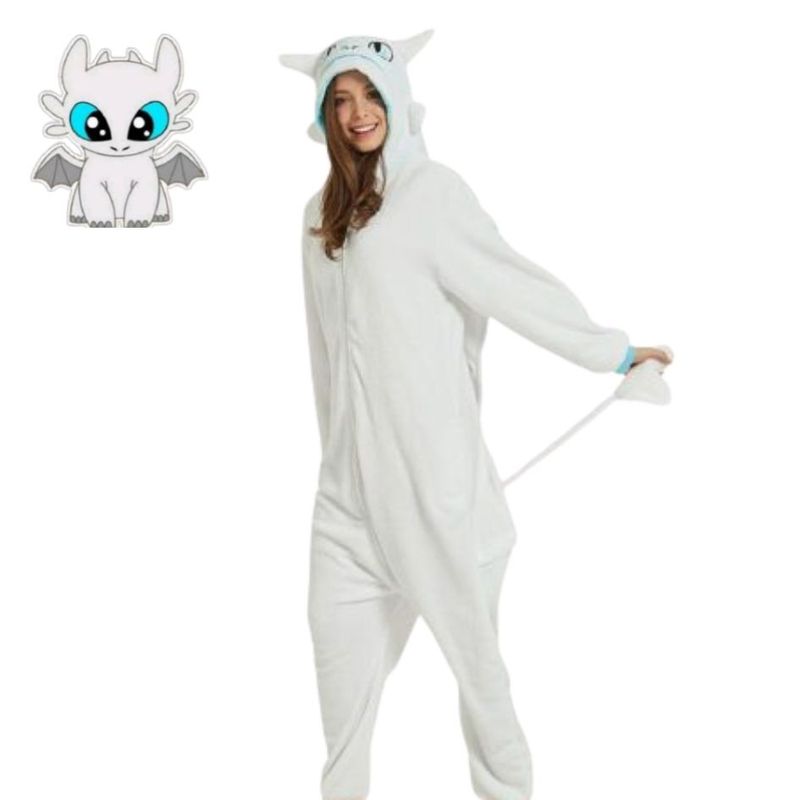 GENERICO - Pijama Dragon Chimu Onesie Importado Disfraz  - Talla 16 hasta XL