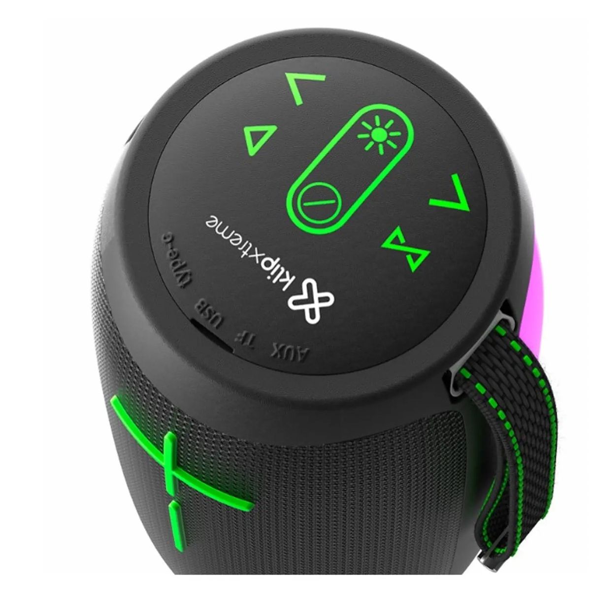 KLIP XTREME - Parlante Portatil Klip Xtreme Luces Led Zound Fire Negro 16W