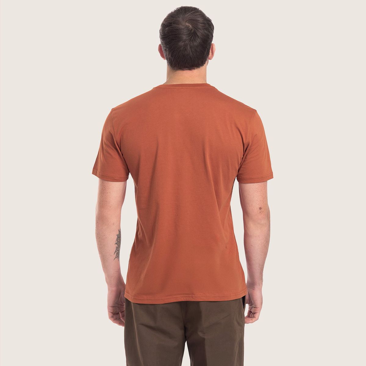 DROP THE LABEL - Polo Algodón Pima Hombre Cobre