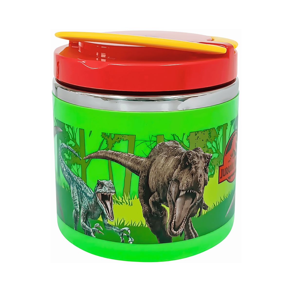 SCOOL - Táper Termo Infantil JURASSIC Acero Inoxidable