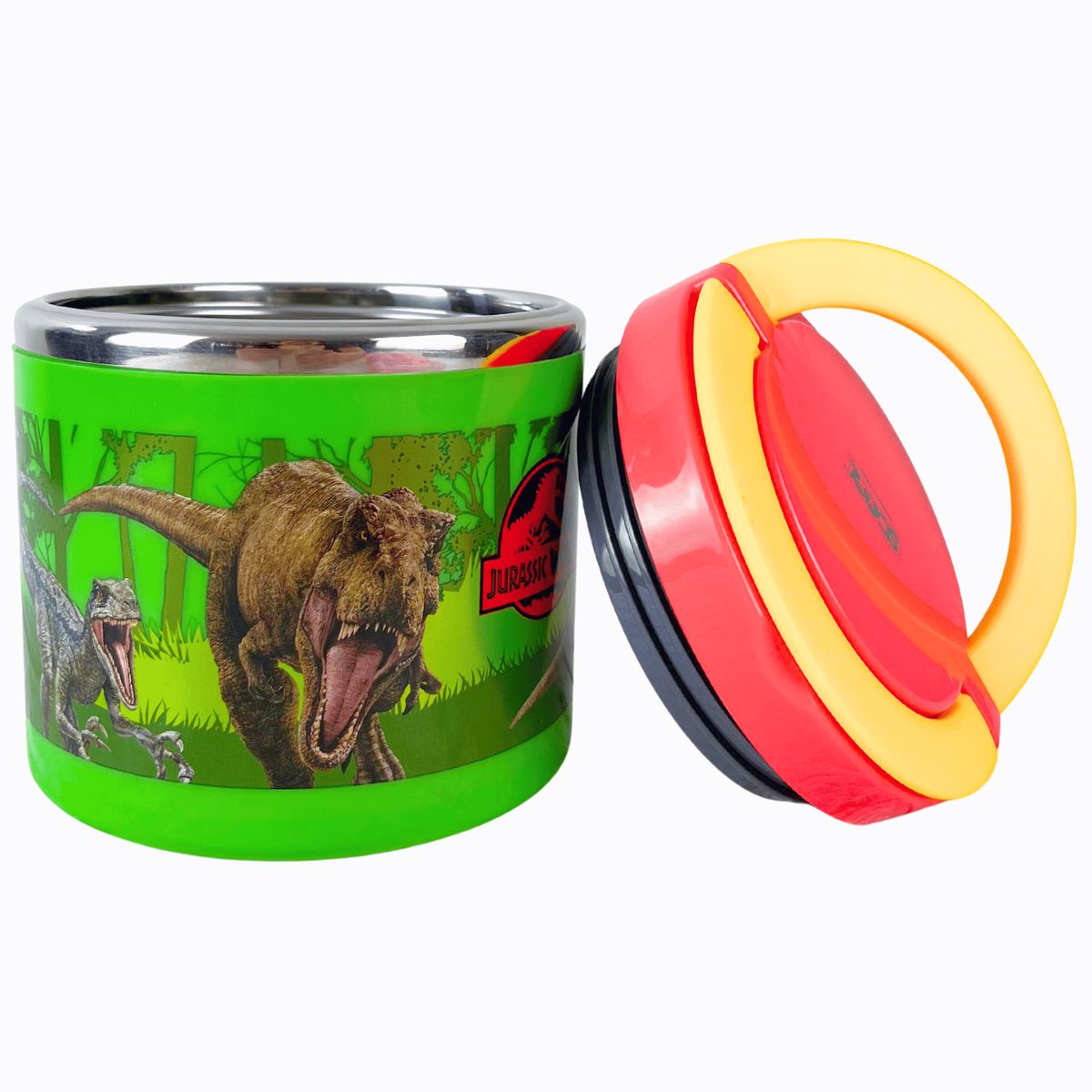 SCOOL - Táper Termo Infantil JURASSIC Acero Inoxidable