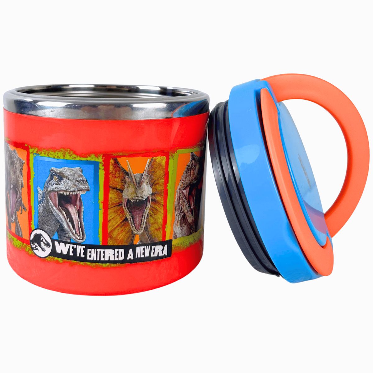 SCOOL - Táper Termo Infantil JURASSIC Acero Inoxidable