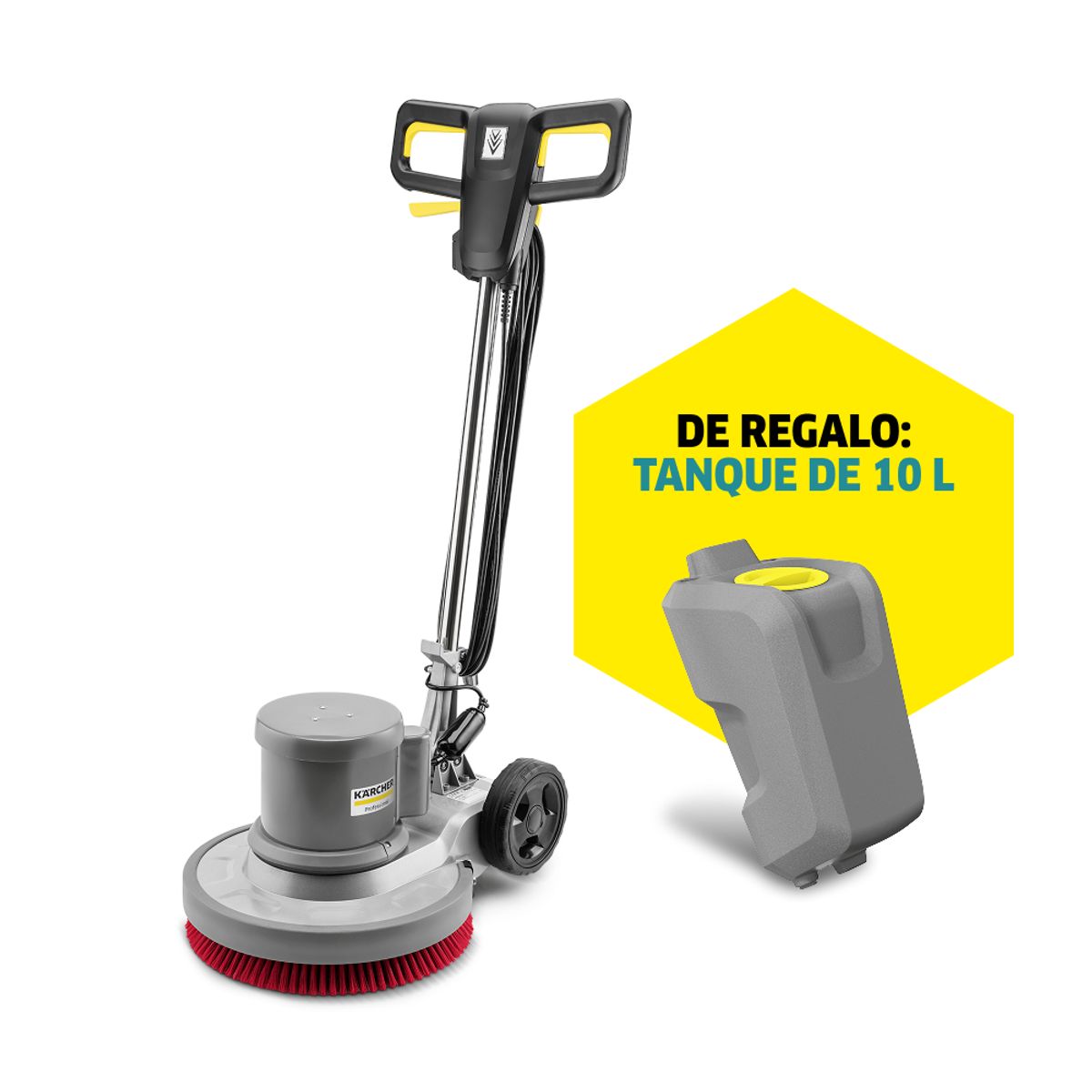 KARCHER - Pack Fregadora monodisco BDS43/180 + Depósito completo