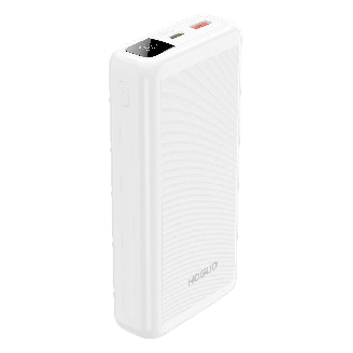 HOGUO - Hoguo - Power Bank 22,5 W Panel LED Carga Rápida 20000mAh - Blanco