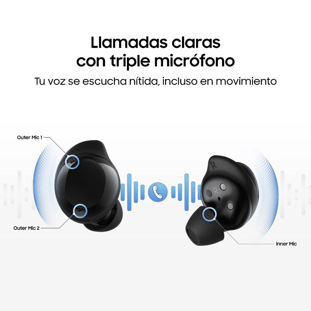 SAMSUNG - Audífonos Bluetooth TWS Samsung Galaxy Buds Core 35 Horas Negro