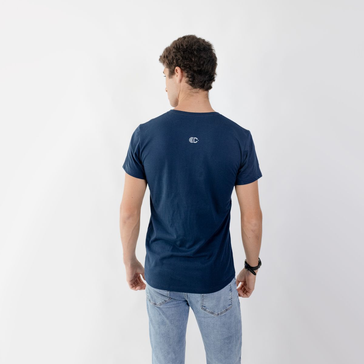 CINCO AM - CAMISETA LIFESTYLE MAN BLUE TRI  CINCO AM