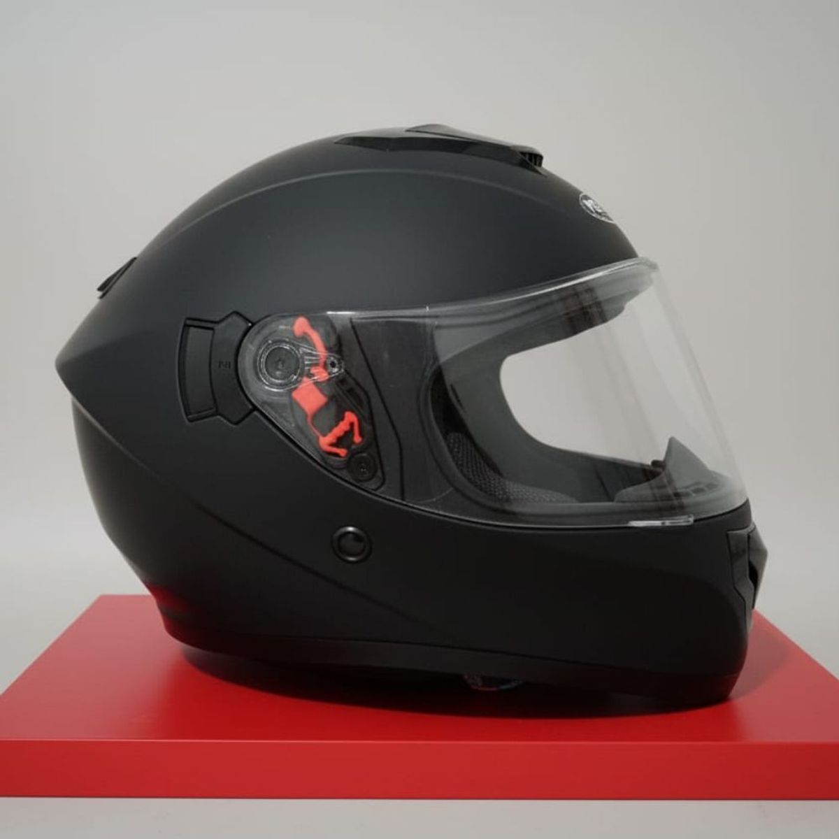 GENERICO - Casco Integral Negro HK2 Mate con Doble Visor Antirayaduras  Tallas XL