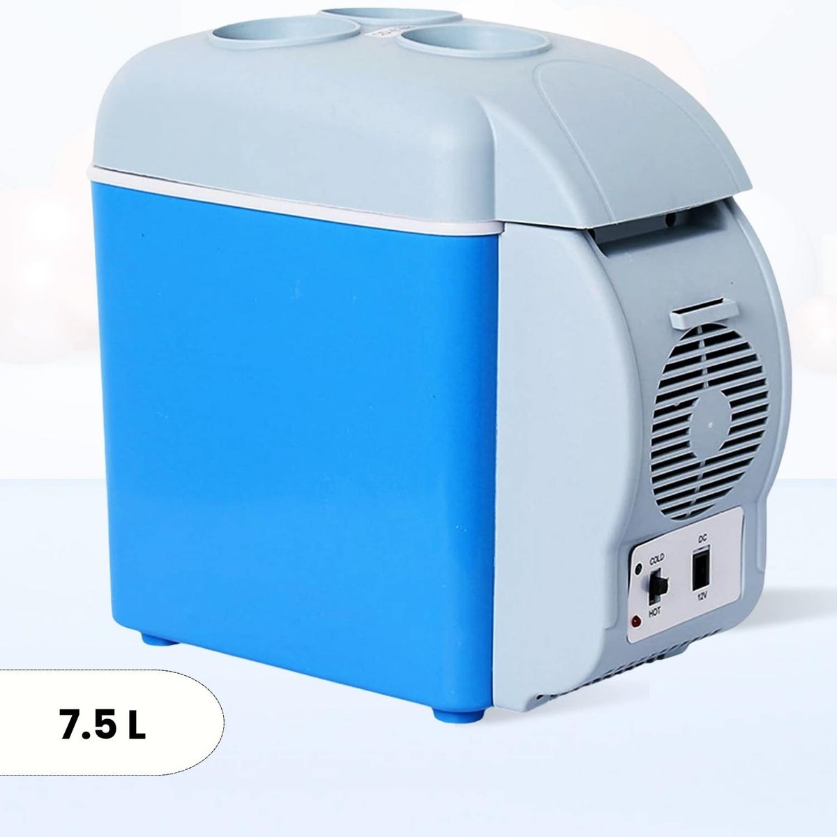 GENERICO - Cooler Congelador y calentador para Auto 7.5 Litros