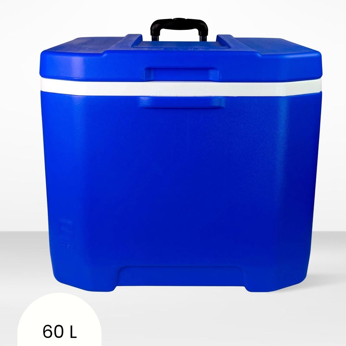 BASA - Cooler rectangular Azul con Rudas y Asa Yeti Basa 60 Litros