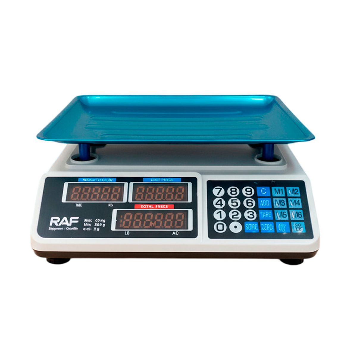 RAFF - Raf R.10040 Balanza Digital Portatil De 40 Kilos Recargable