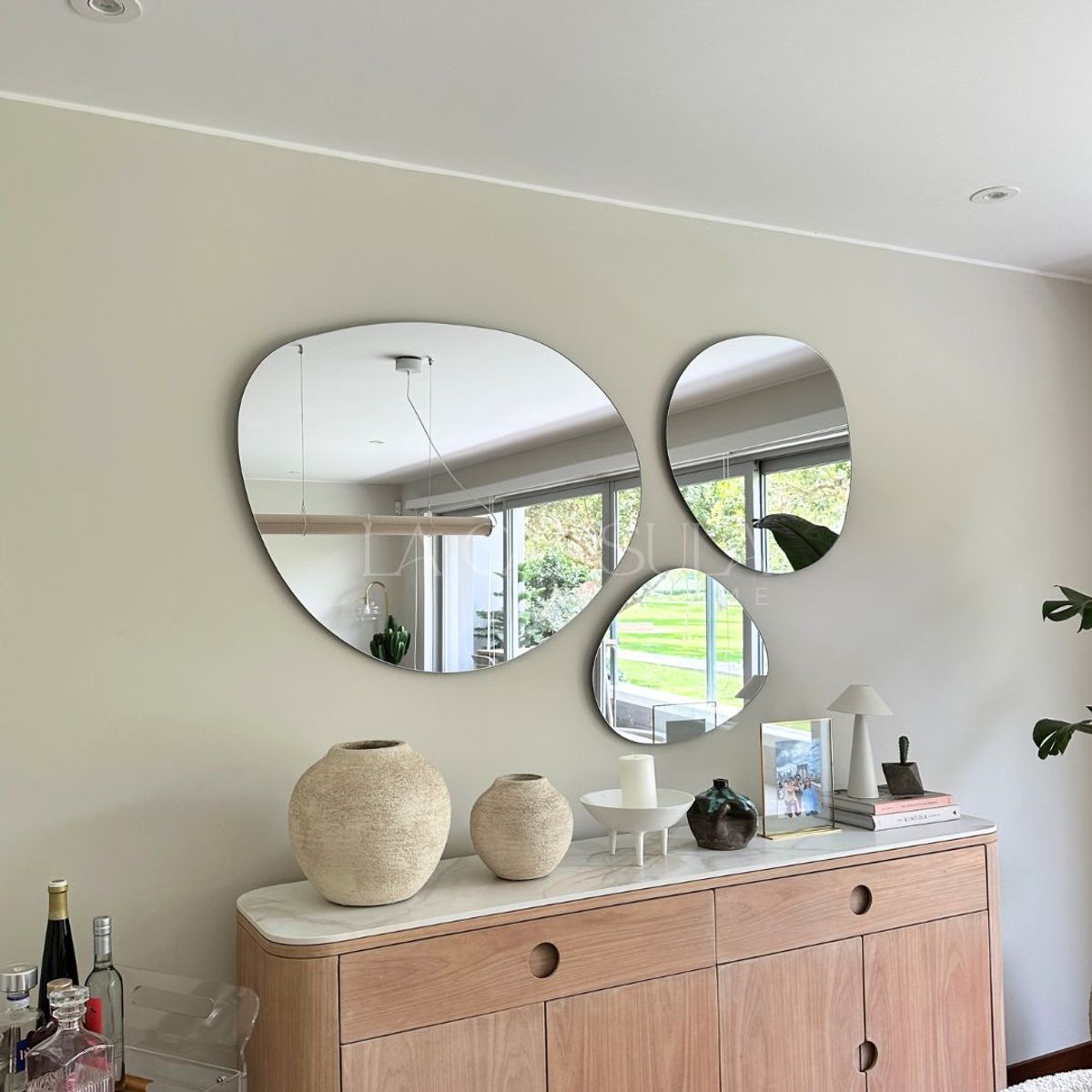 GENERICO - SET DE TRES ESPEJOS 140x88cm