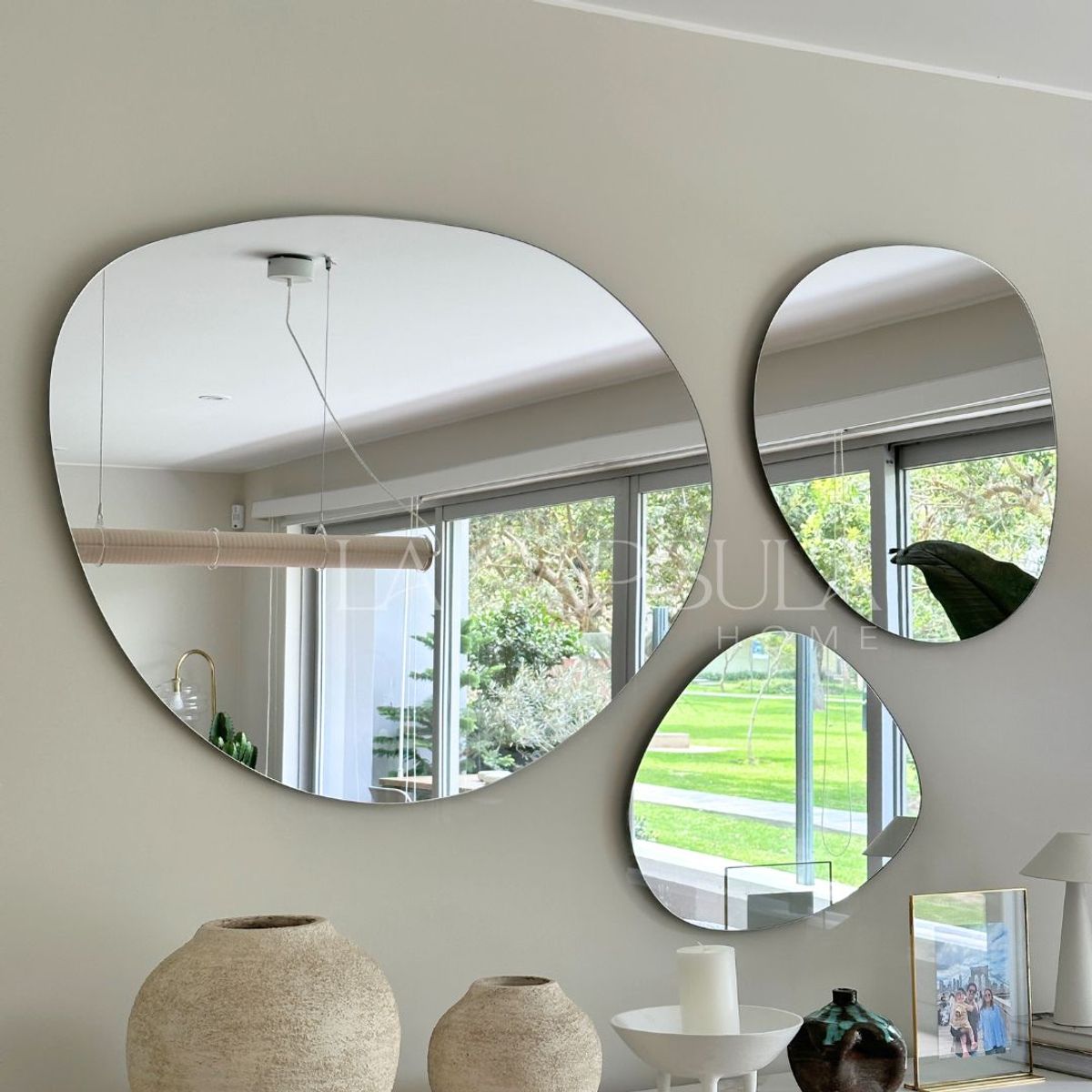 GENERICO - SET DE TRES ESPEJOS 140x88cm